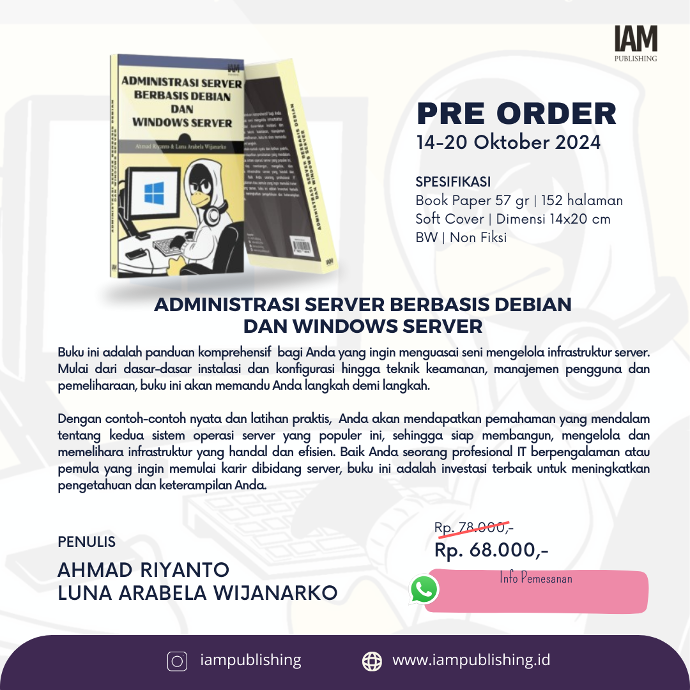 ADMINISTRASI SERVER BERBASIS DEBIAN DAN WINDOWS SERVER