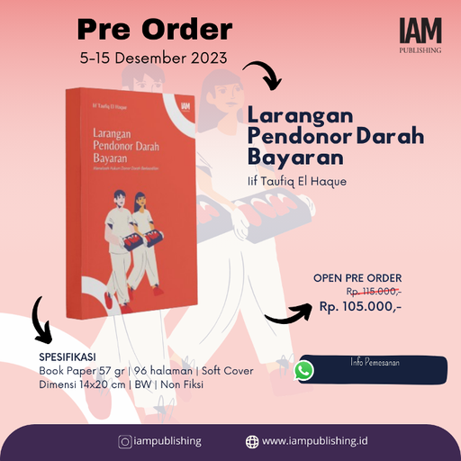 Larangan Pendonor Darah  Bayaran